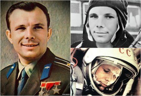 Юрий Алексеевич Гагарин первый космонавт