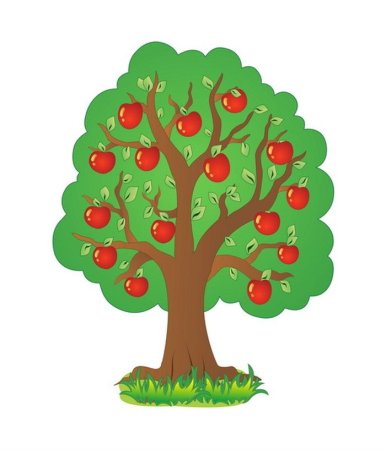 Яблоня из сказки гуси лебеди