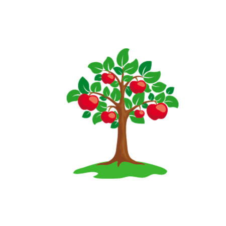 Яблоневое дерево для дошкольников