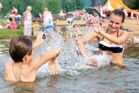 Купание в открытых водоемах закаливание летом