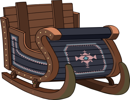 Санки клипарт