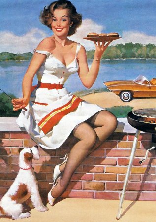 Gil Elvgren автомобили