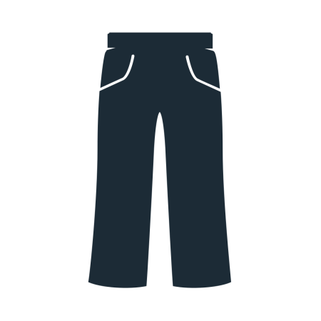 Штаны на прозрачном фоне