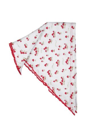 Косынка на белом фоне