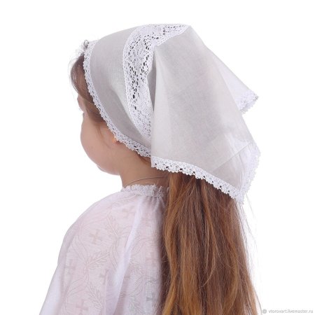 Косынка на голову для девочки