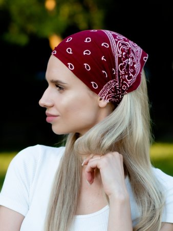 Бандана на голову женская