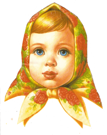 Платок на голову для девочки