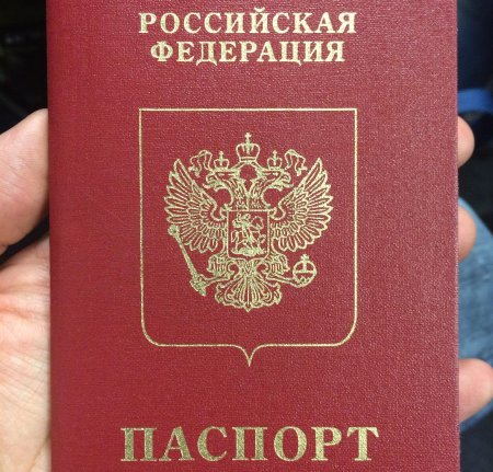 Паспорт РФ обложка