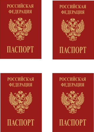Паспорт для печати на вафельной бумаге