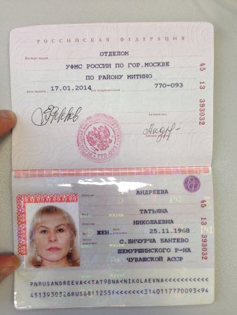 Внутренний паспорт РФ