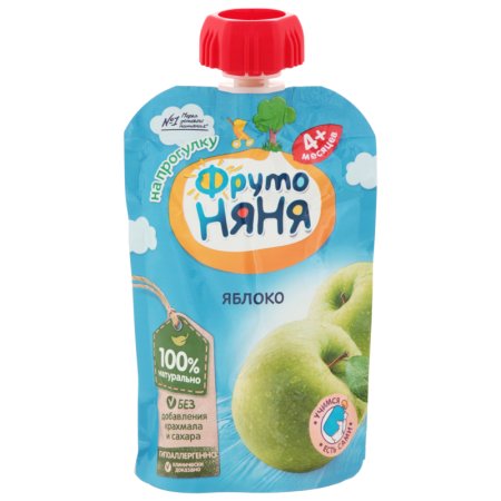 Пюре "ФРУТОНЯНЯ" 90г. Яблоко