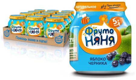 Пюре ФРУТОНЯНЯ витаминный салатик 100г