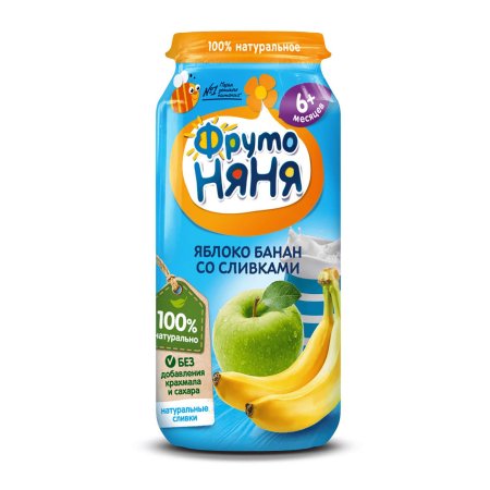 Пюре "ФРУТОНЯНЯ" яблоко 250г