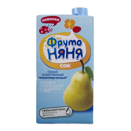 Сок ФРУТОНЯНЯ груша осветленный 0.2л