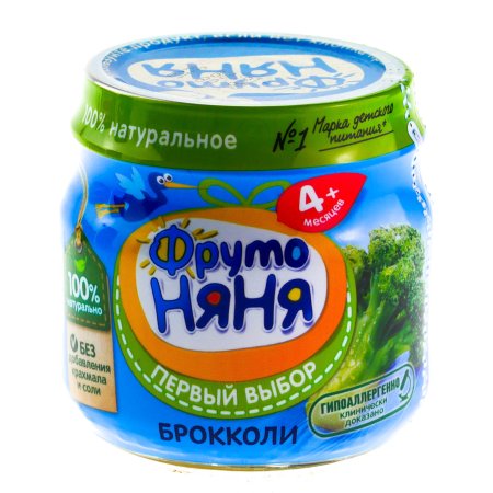 Пюре ФРУТОНЯНЯ С 4 месяцев ассортимент