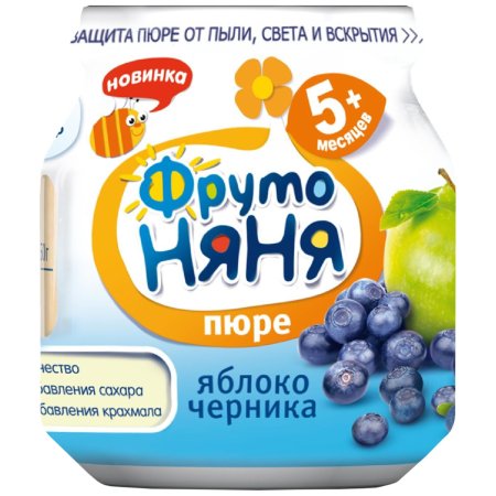 Пюре ФРУТОНЯНЯ яблоко 100 г