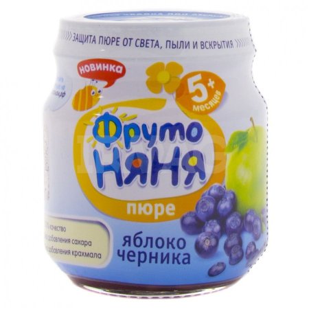Пюре ФРУТОНЯНЯ яблоко 100 г