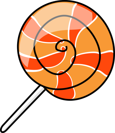 Нарисовать леденец