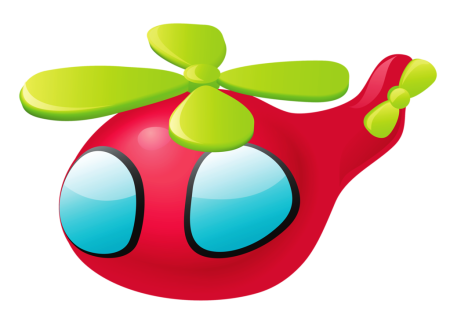 Вертолет мультяшный