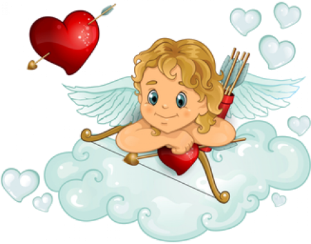 Купидон с сердечком