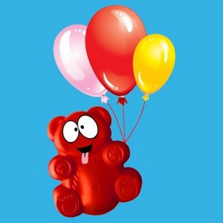 ЖЕЛЕЙНЫЙ медведь Валера воздушный шар