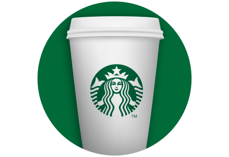 Стаканчик Старбакс зелёный