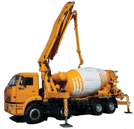 Бетононасос миксер 2 в 1 КАМАЗ