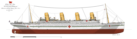 Британик вид сбоку