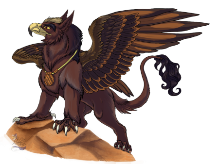 Грифон вид сбоку