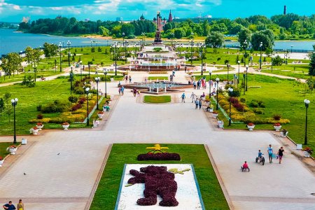 Парк стрелка Ярославль