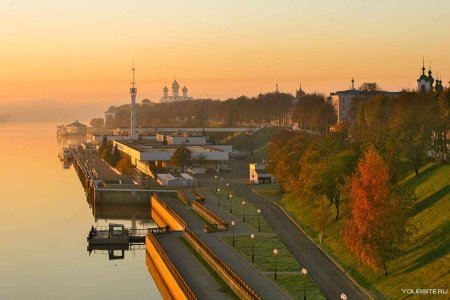 Волжская набережная Ярославль