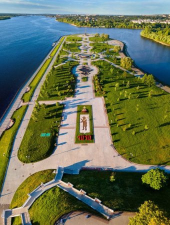 Ярославль набережная стрелка