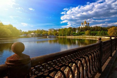 Река Волга в Казани набережная