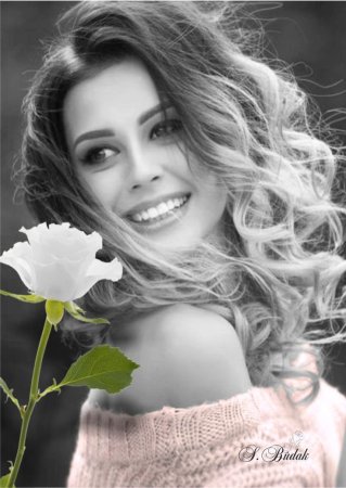 Счастливая девушка