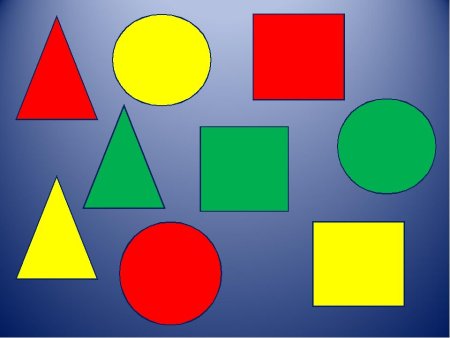 Геометрические фигуры ФЭМП ср гр квадрат