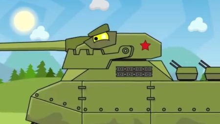 Рисунки мультики про танки