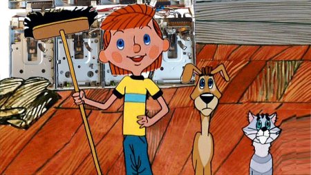 Трое из Простоквашино мультфильм 1978