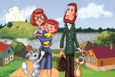 Трое из Простоквашино мультфильм