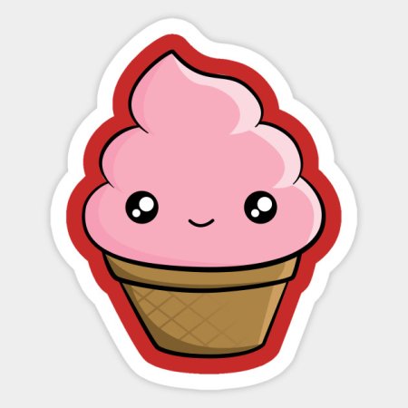 Кавай еда для срисовки