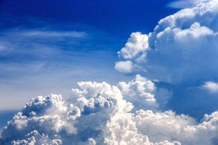 Красивое небо с облаками