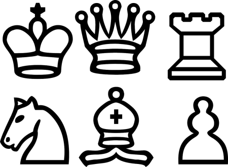 Шахматная фигура Король вектор