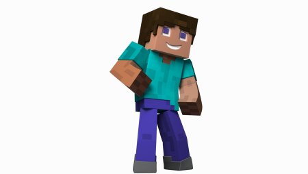 Стив 3d Minecraft