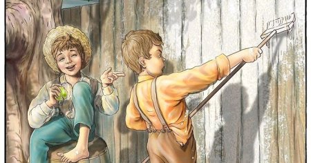 Приключения Тома Сойера 2 глава