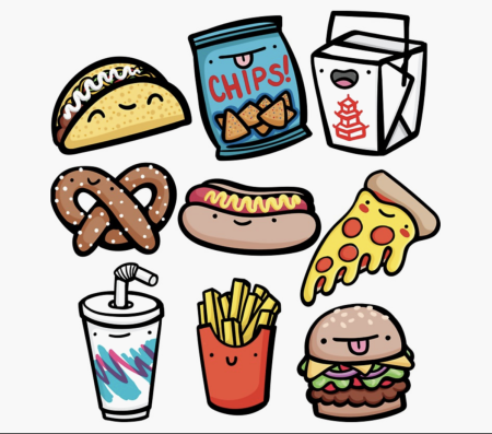 Картинки для срисовки еда