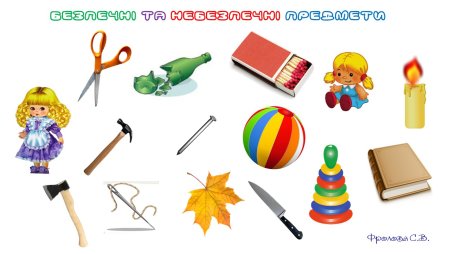 Опасные и неопасные предметы