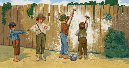 Том Сойер иллюстрации