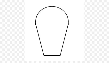 Трафарет лепестков ромашки