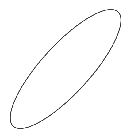 Эллипс контур