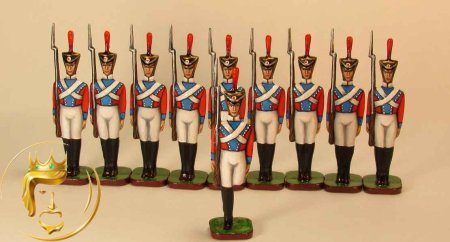 Андерсон стойка оловянных солдатиков