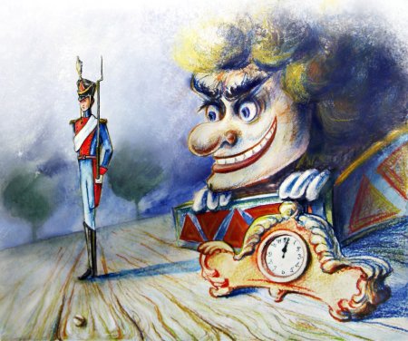 Стойкий оловянный солдатик иллюстрации